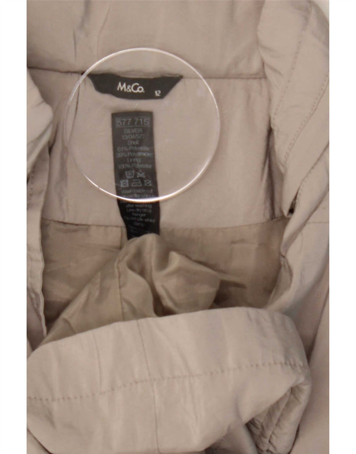 M&Co Γυναικείο μπουφάν Parka με κουκούλα UK 12 Medium Grey Polyester