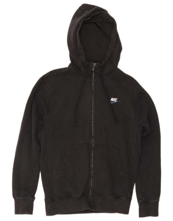 Ανδρικό πουλόβερ Nike με φερμουάρ XS Μαύρο βαμβακερό