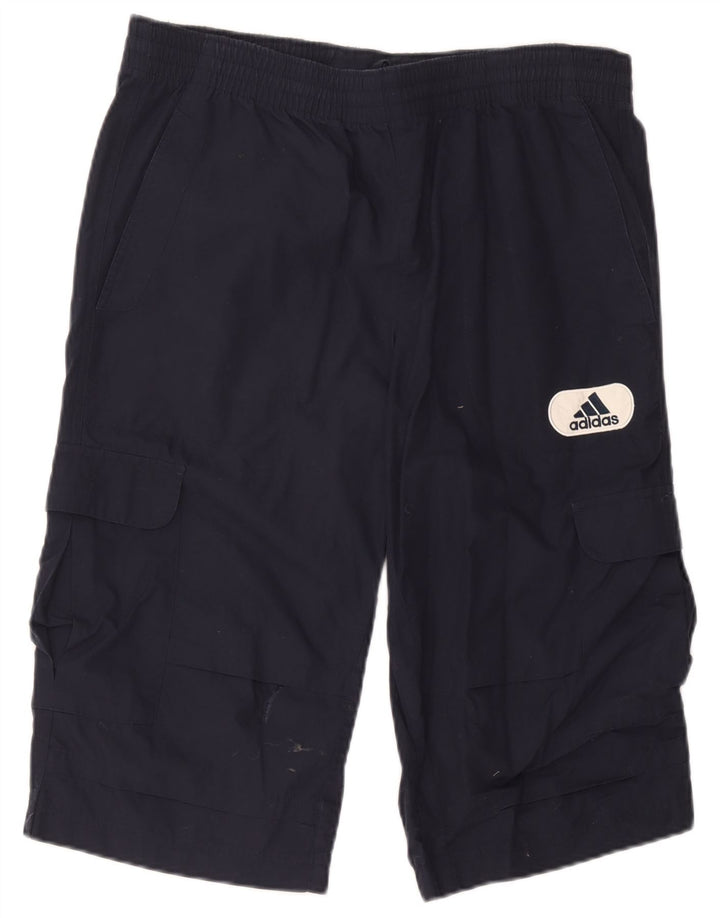 Ανδρικό σορτς Cargo Adidas Medium W36 Navy Blue βαμβακερό