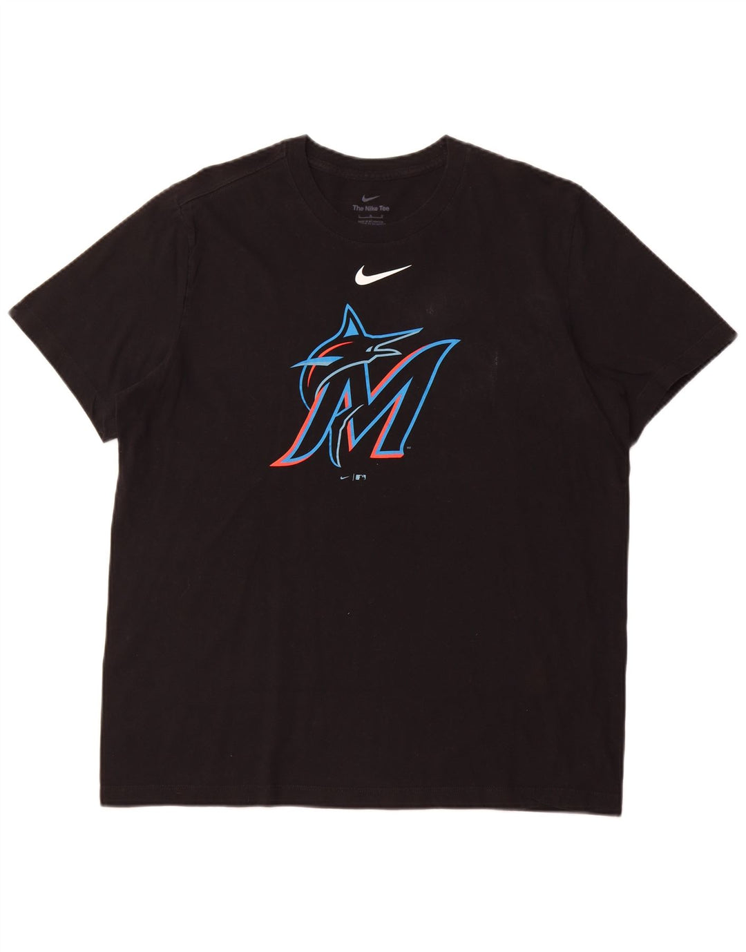 Ανδρικό γραφικό μπλουζάκι NIKE Top Large Μαύρο