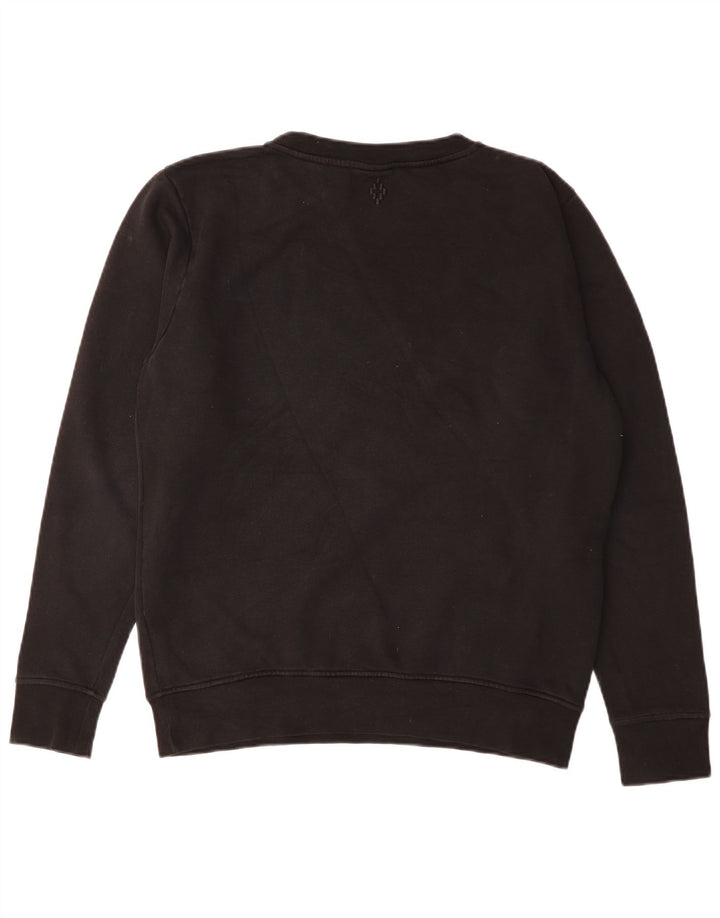 Ανδρικό γραφικό φούτερ Marcelo Burlon Jumper Μικρό μαύρο βαμβακερό
