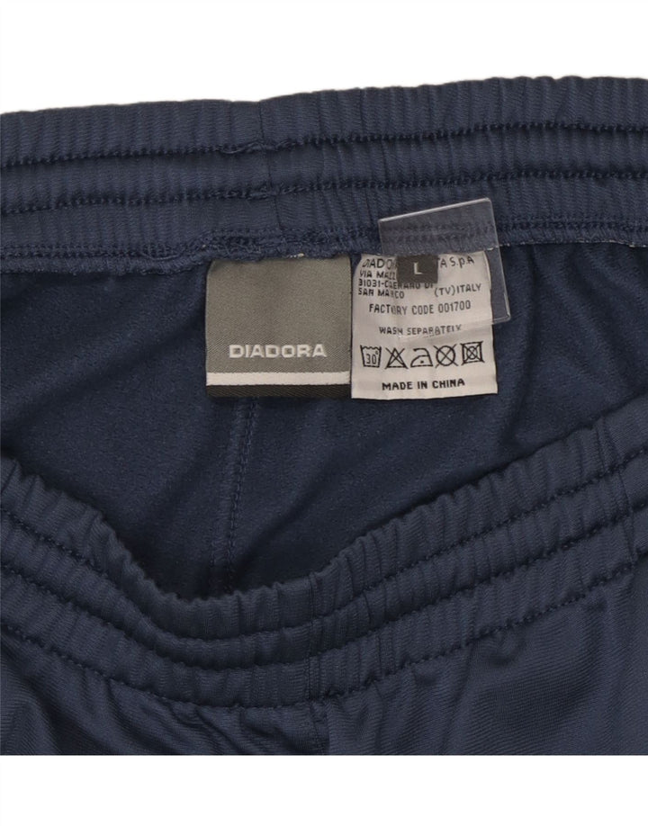 Ανδρική φόρμα Diadora Παντελόνι Joggers Large Navy Blue Polyester