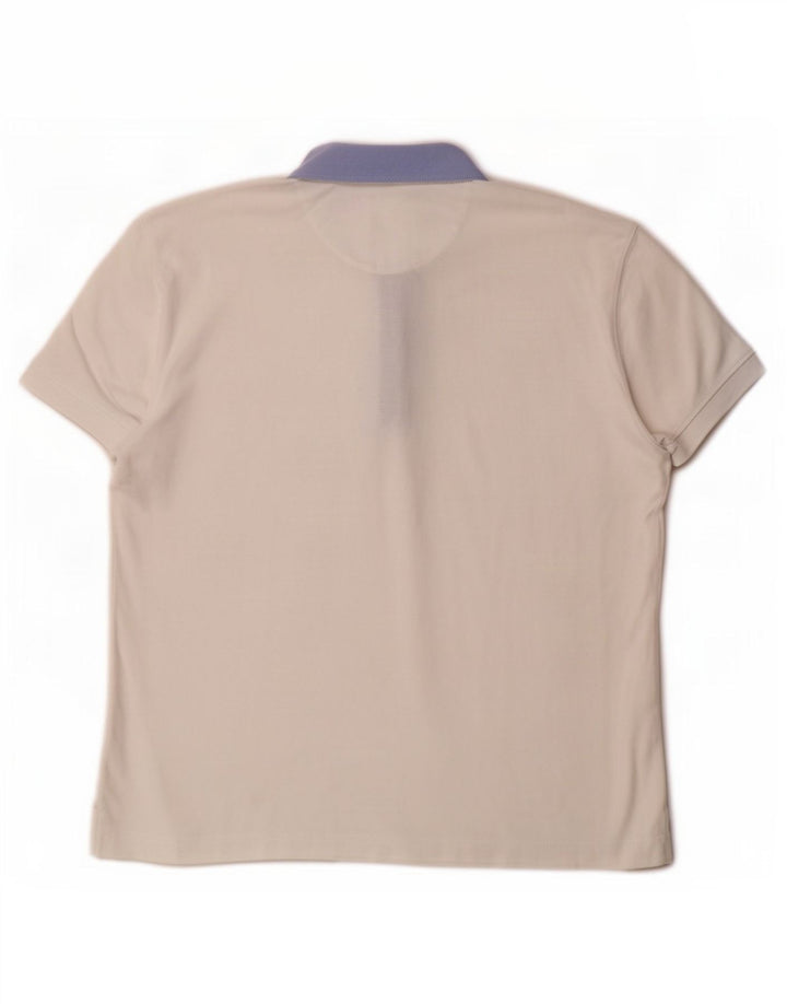 Ανδρικό πουκάμισο πόλο Massimo Dutti σε μεγάλο λευκό