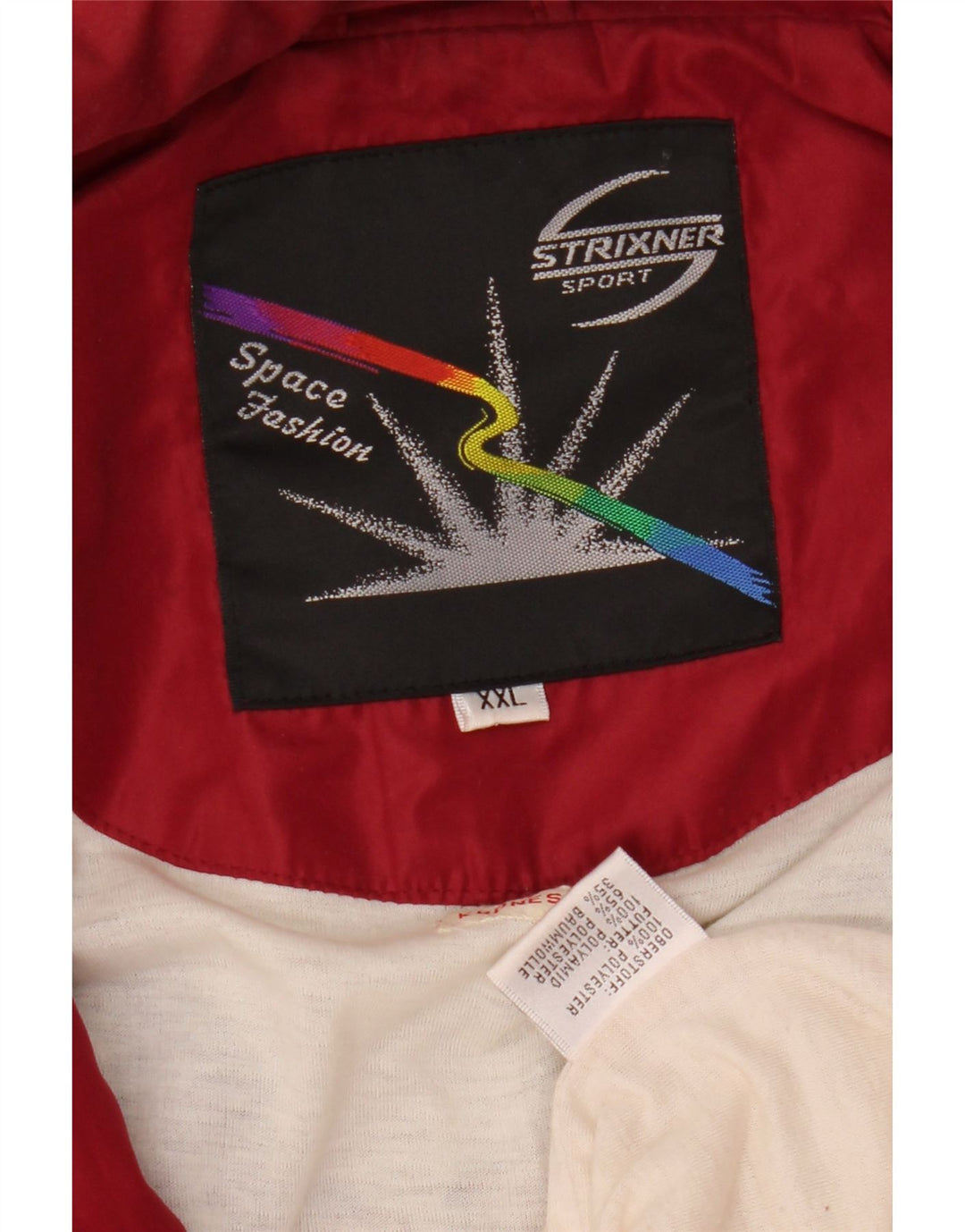 Ανδρική φόρμα γραφικής VINTAGE Top Jacket 2XL Navy Blue Colourblock