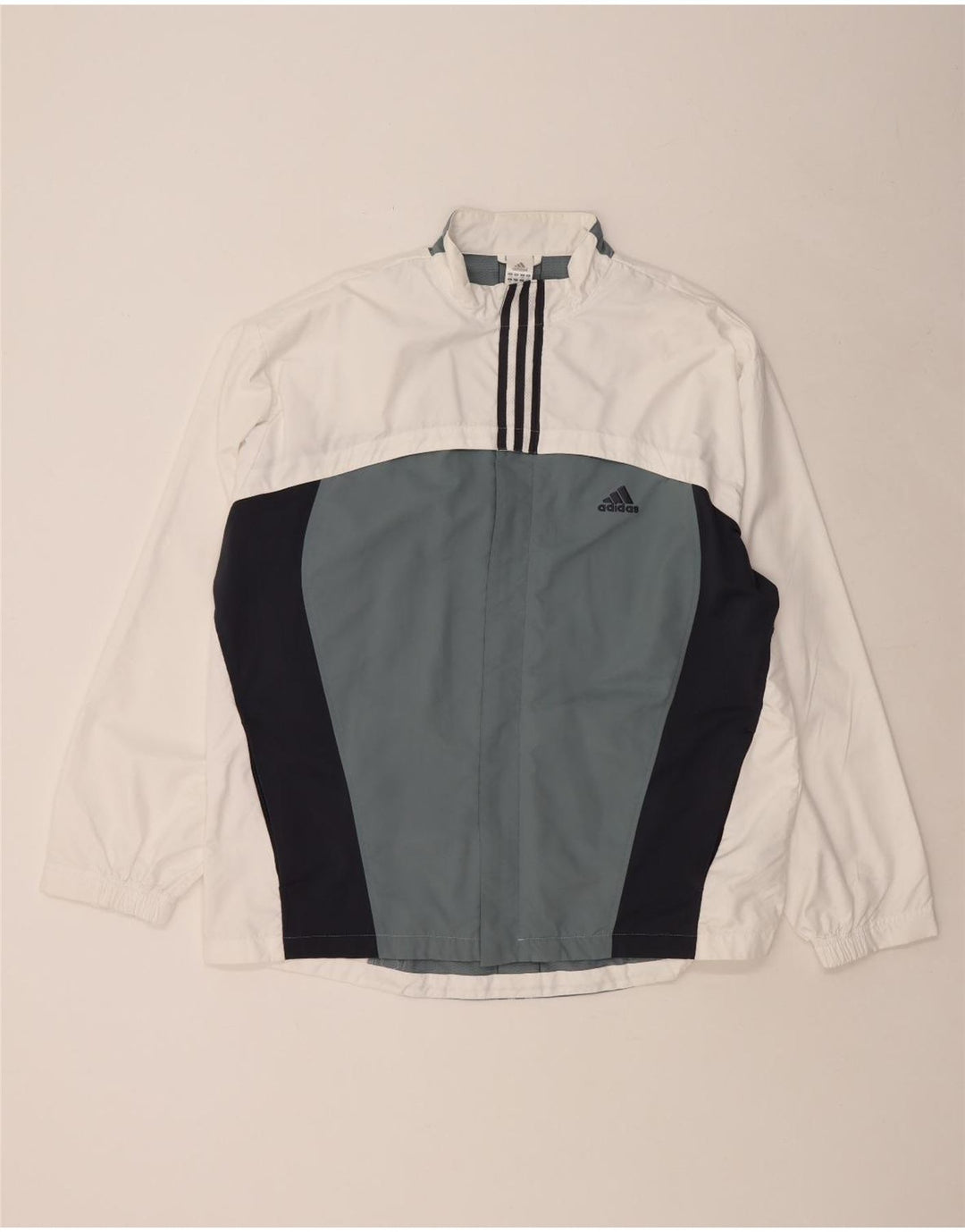 Ανδρική φόρμα ADIDAS Top Jacket UK 46/48 XL Λευκό πολύχρωμο πολυεστέρα