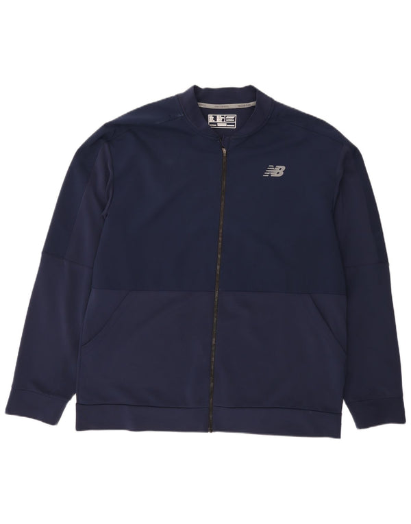 Ανδρική φόρμα New Balance Top Jacket XL Navy Blue Polyester