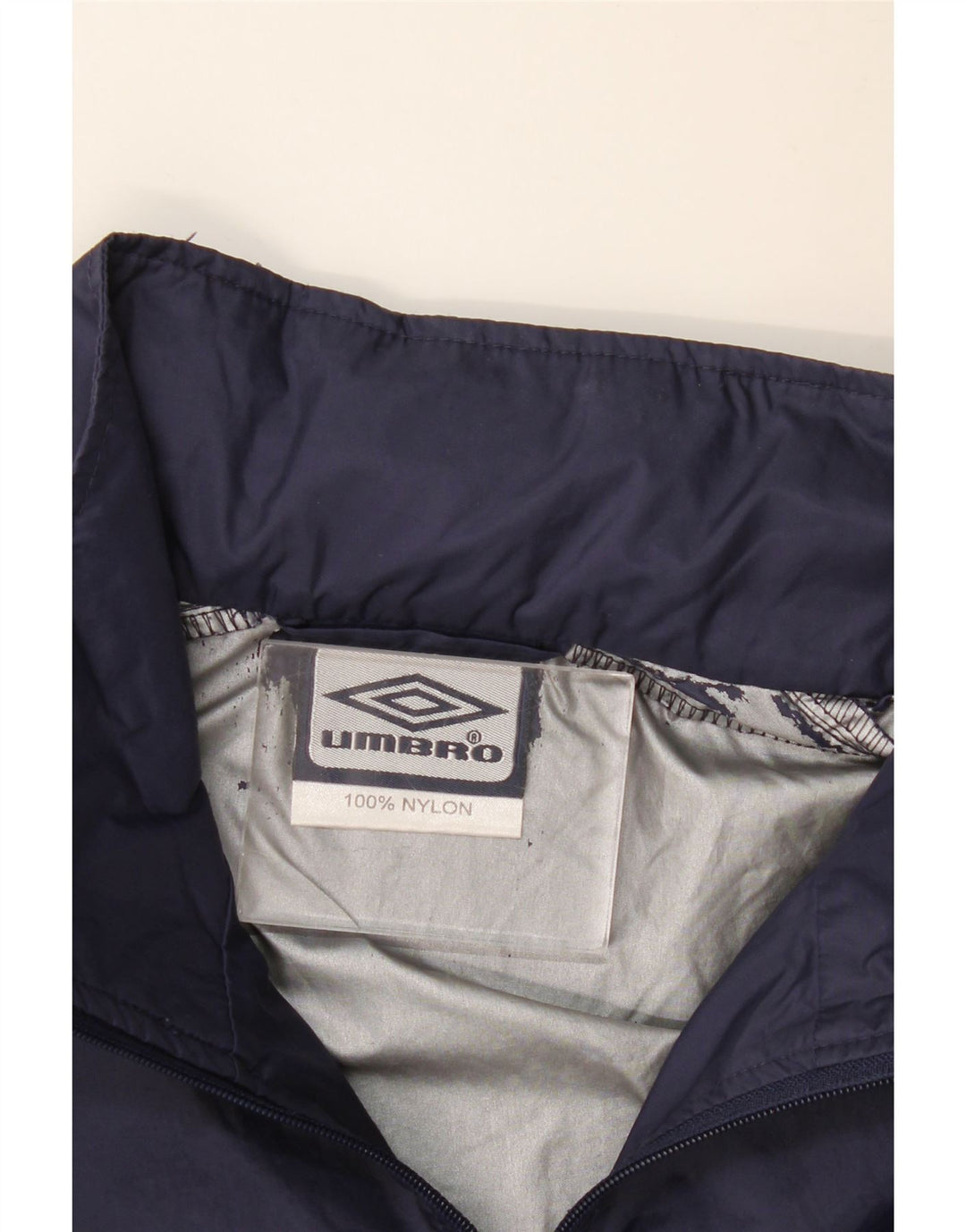 Ανδρικό μπουφάν βροχής UMBRO UK 40 Large Navy Blue Nylon