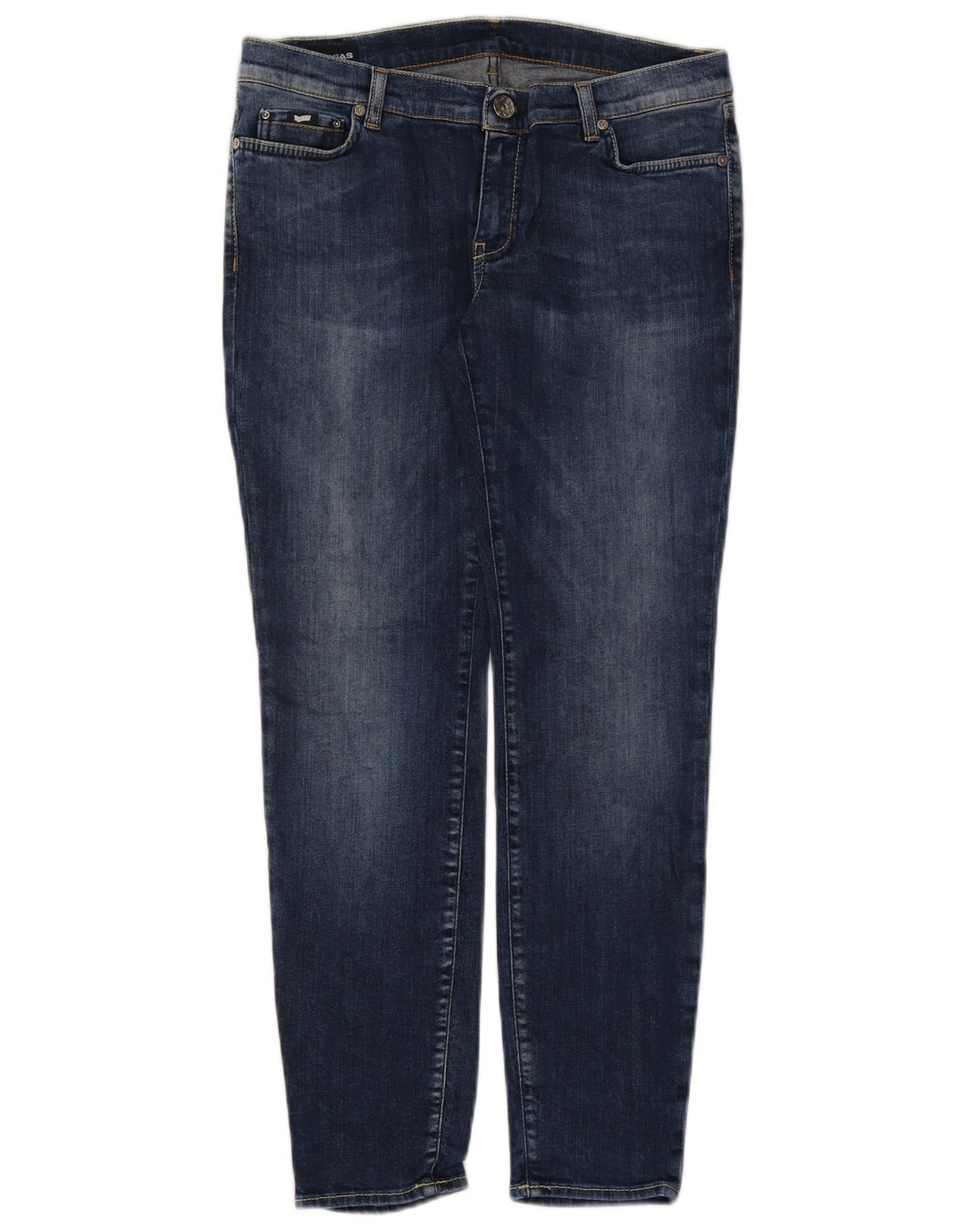 Gas Γυναικείο Slim Jeans W31 L28 Μπλε Βαμβακερό