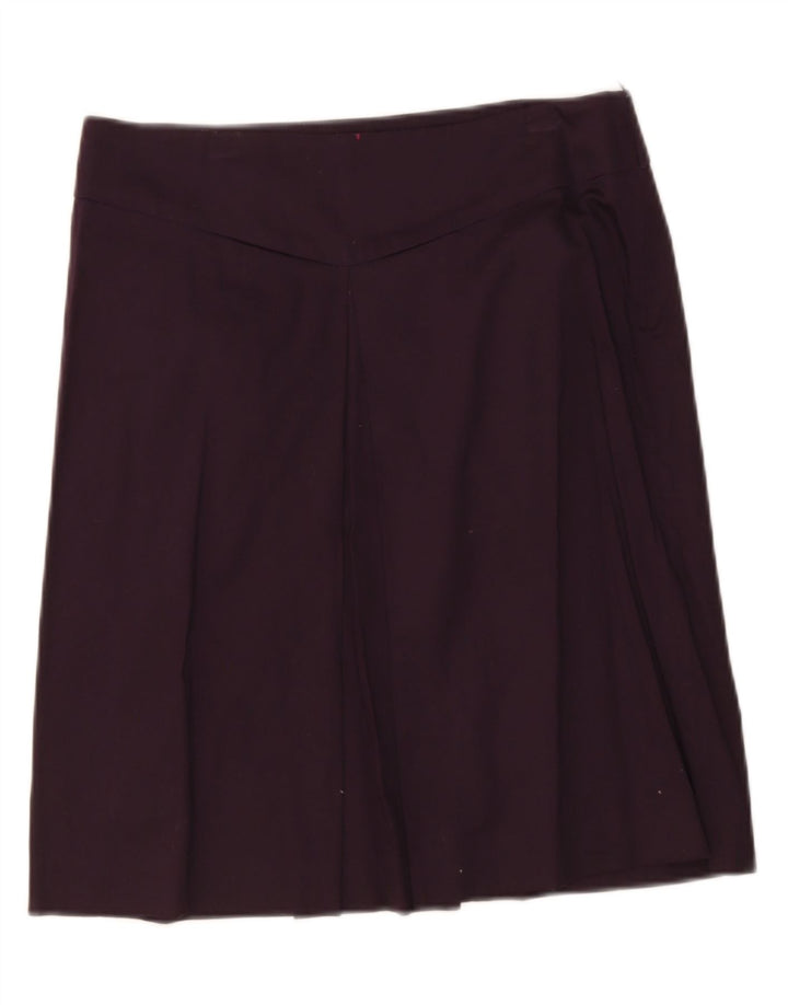 Zara Γυναικεία Midi Φούστα Medium W32 Μωβ