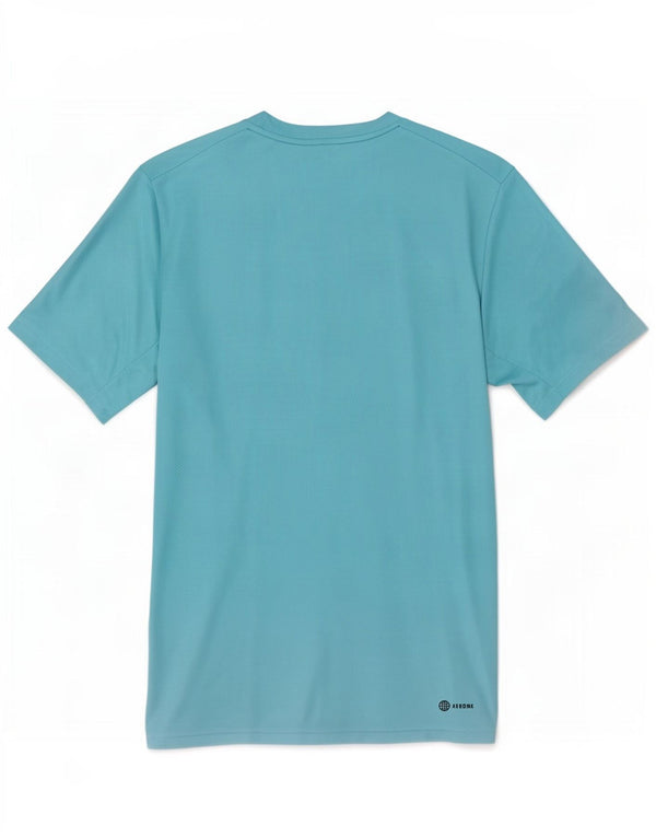 Ανδρικό T-Shirt Adidas Top Small Blue Polyester