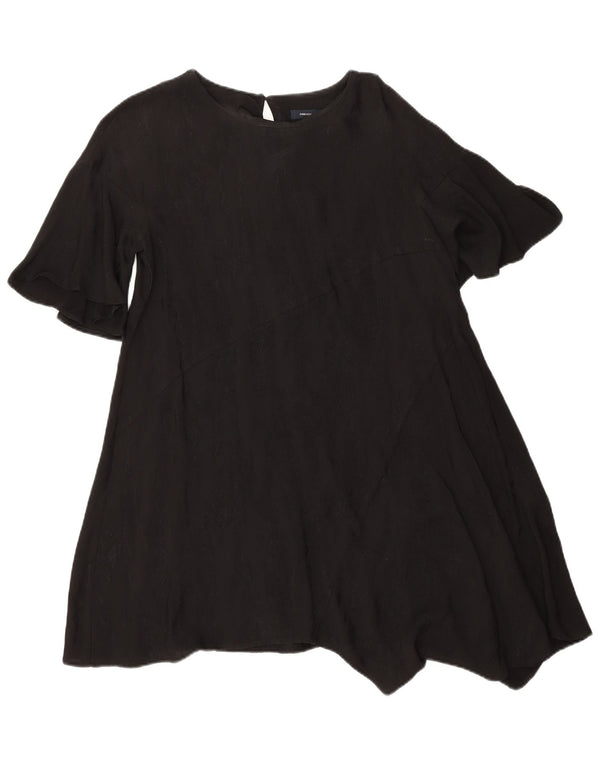 Γυναικείο ασύμμετρο φόρεμα French Connection UK 10 Small Black Viscose