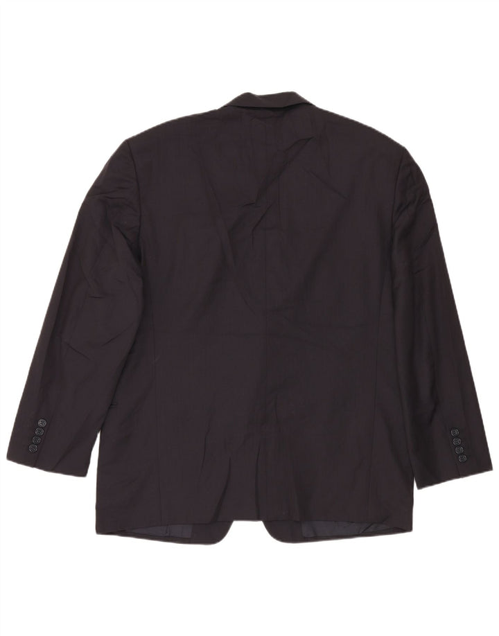 Marks & Spencer Ανδρικό μπουφάν σακάκι με 2 κουμπιά UK 42 XL Navy Blue New Wool