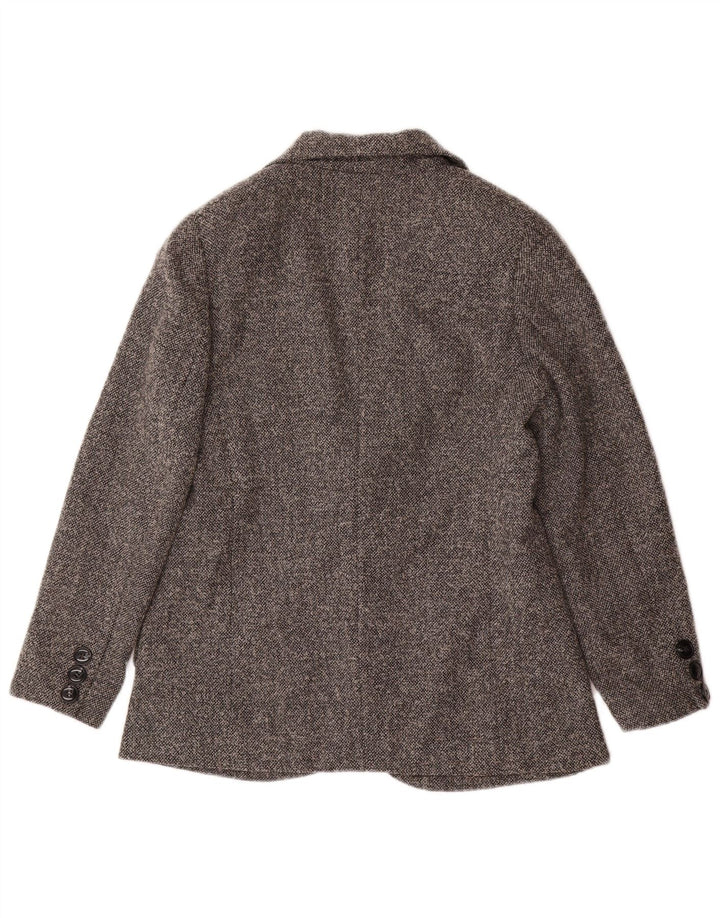 LUISA SPAGNOLI Γυναικείο σακάκι 1 κουμπιού σακάκι IT 44 μεσαίο γκρι μαλλί