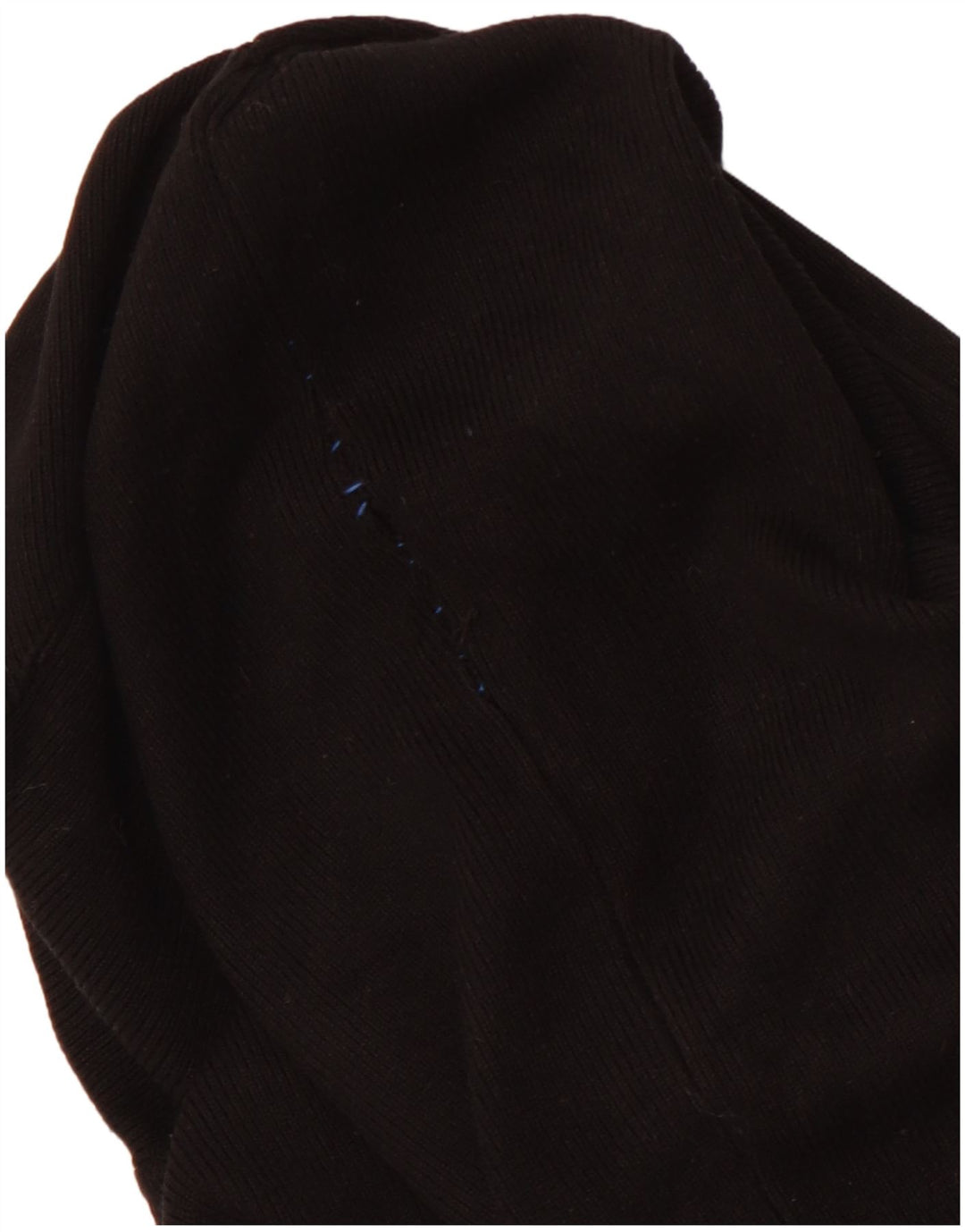 Γυναικείο πουλόβερ ZARA Crop Roll Neck Jumper UK 12 Medium Black Viscose