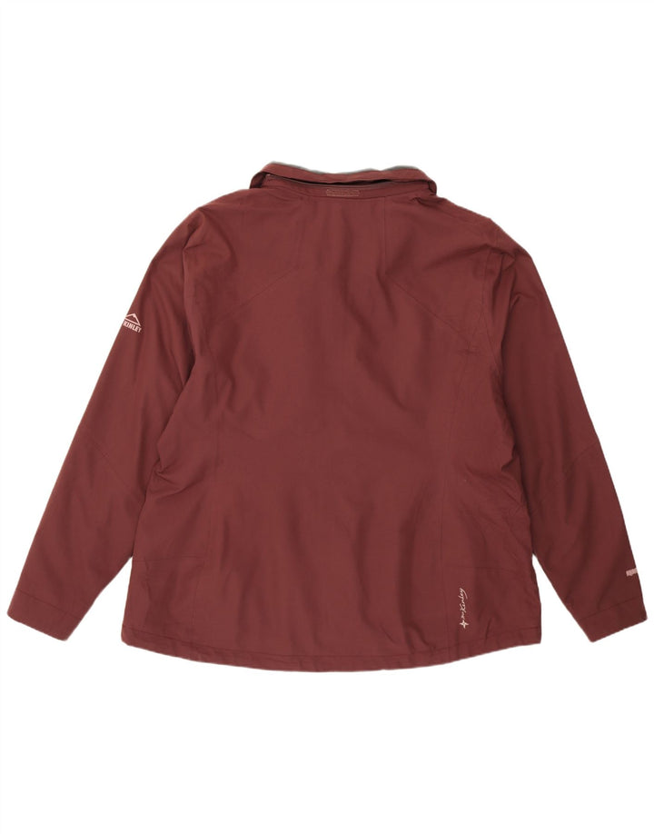 Γυναικείο μπουφάν βροχής MC Kinley UK 22 3XL Βουργουνδίας Πολυεστέρας
