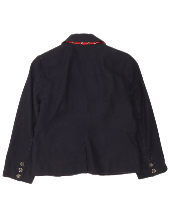 Abercrombie & Fitch γυναικείο σακάκι 2 κουμπιών UK 12 Medium Navy Blue