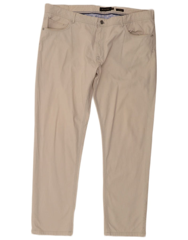 Massimo Dutti Ανδρικό Slim Fit Casual Παντελόνι EU 50 2XL W40 L31 Beige