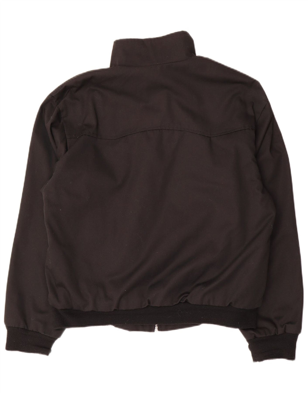 Vintage Ανδρικό Bomber Jacket UK 38 Medium Black Polyester