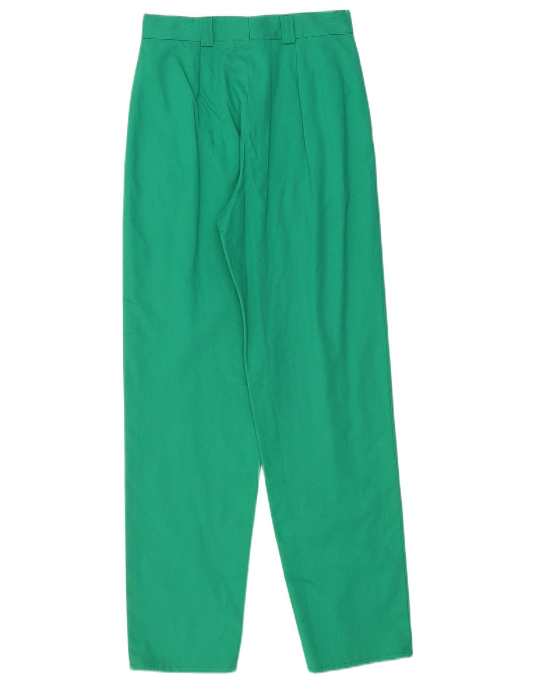 VINTAGE Γυναικείο Ψηλόμεσο Παντελόνι Chino IT 42 Medium W26 L30 Τιρκουάζ