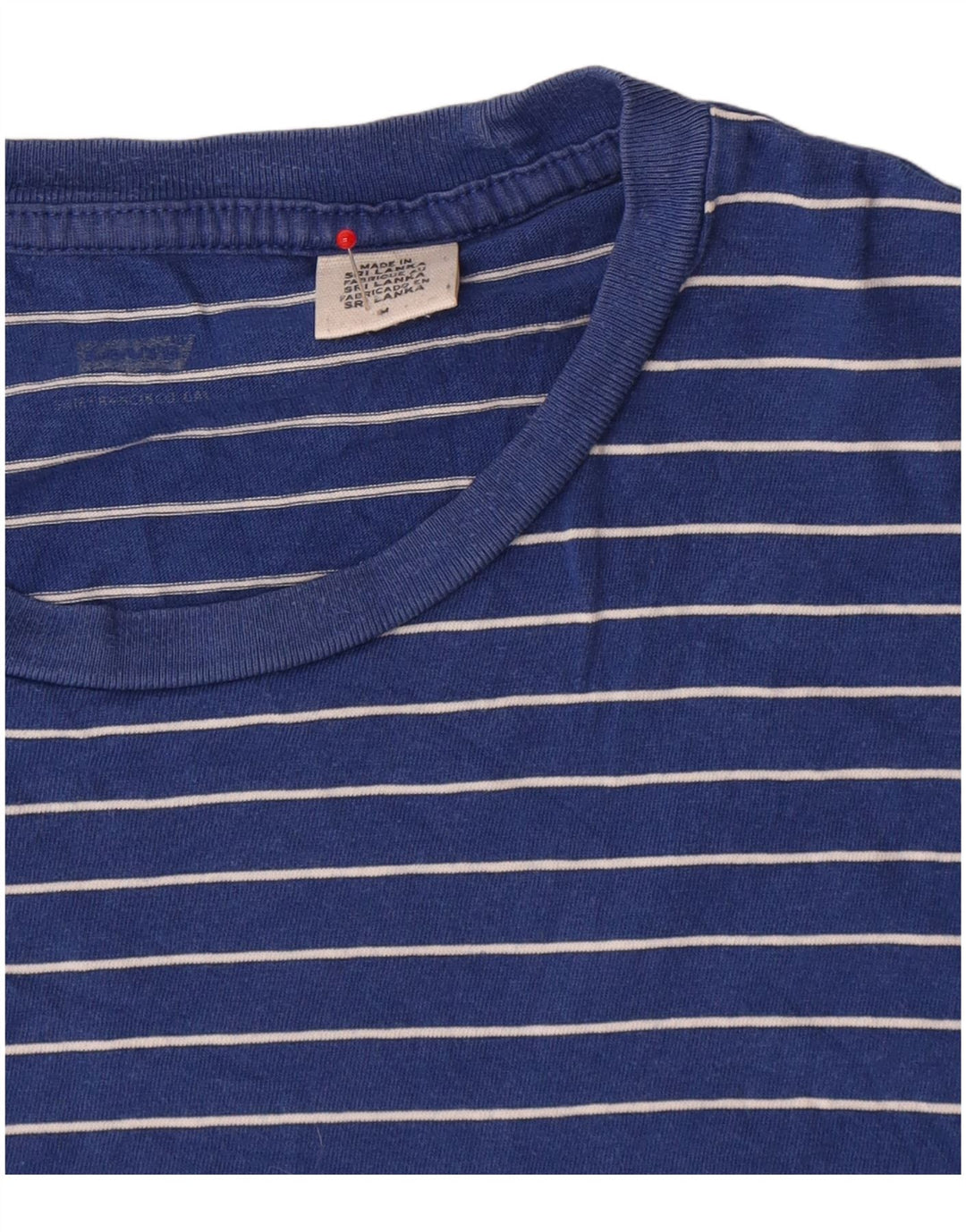 Ανδρικό T-Shirt Levi's Top Βαμβακερό μεσαίο μπλε ριγέ