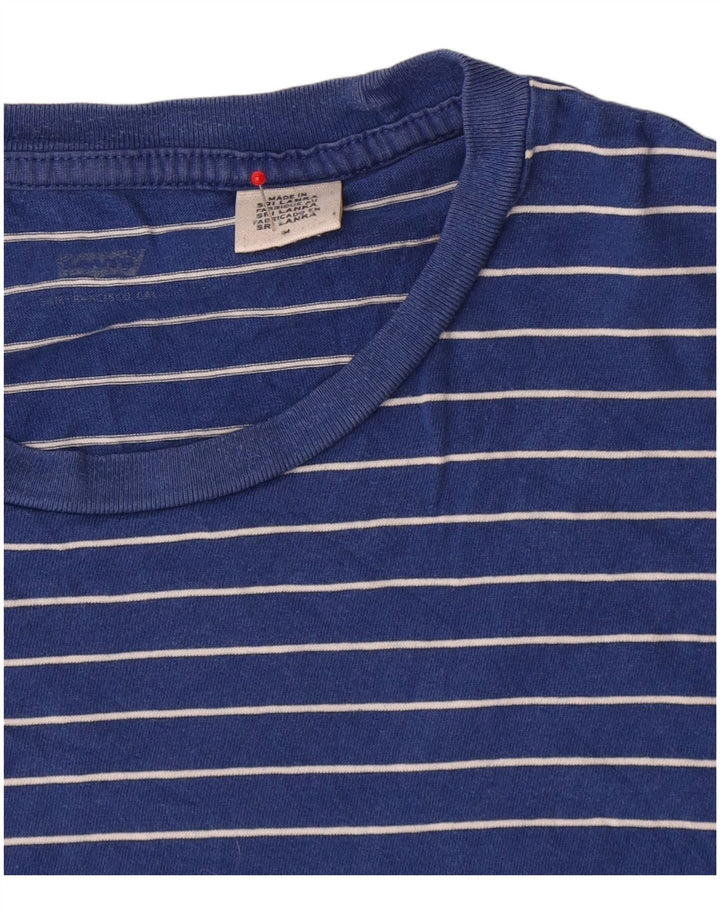 Ανδρικό T-Shirt Levi's Top Βαμβακερό μεσαίο μπλε ριγέ