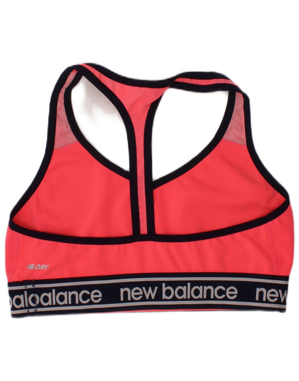 Γυναικείο γραφικό αθλητικό σουτιέν New Balance Top Medium Pink Sports