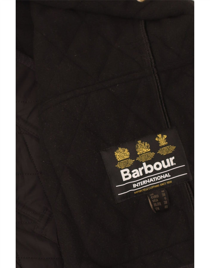 Barbour Γυναικείο Στρατιωτικό Μπουφάν UK 10 Small Black Polyester