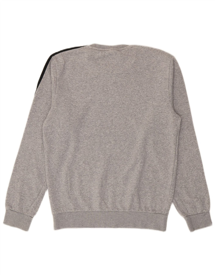 Ανδρικό γραφικό φούτερ Adidas Jumper Μικρό γκρι βαμβακερό