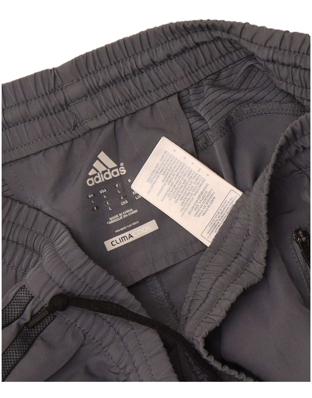 Ανδρικό σορτς Adidas Climacool με μεγάλο γκρι χρώμα πολυεστέρα