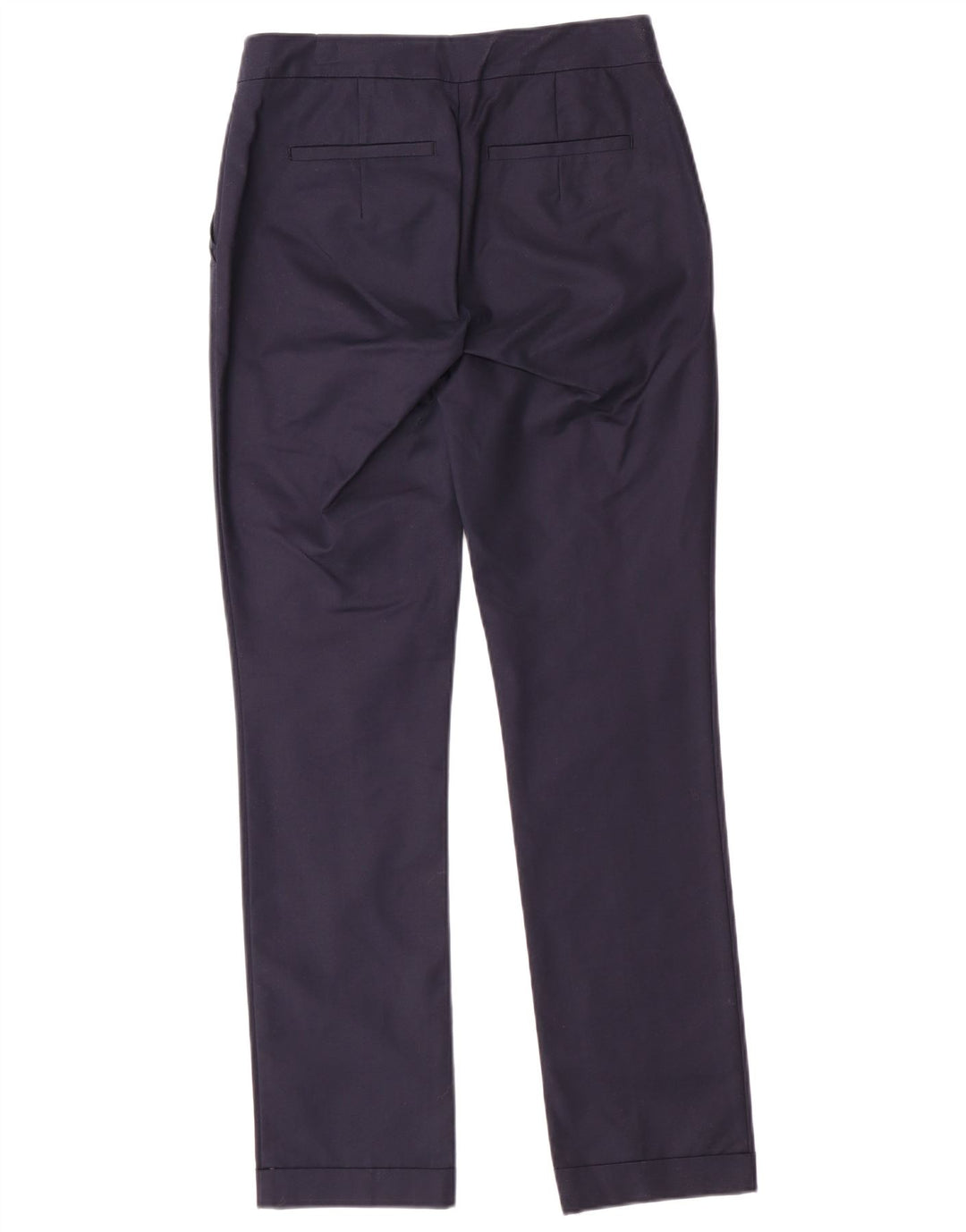 ZARA Γυναικείο ίσιο παντελόνι Chino EU 34 2XS W24 L28 Navy Blue