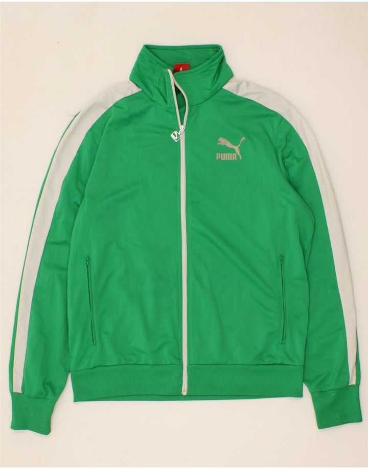 Ανδρική φόρμα PUMA Top Jacket Μεγάλο Πράσινο Πολυεστέρα