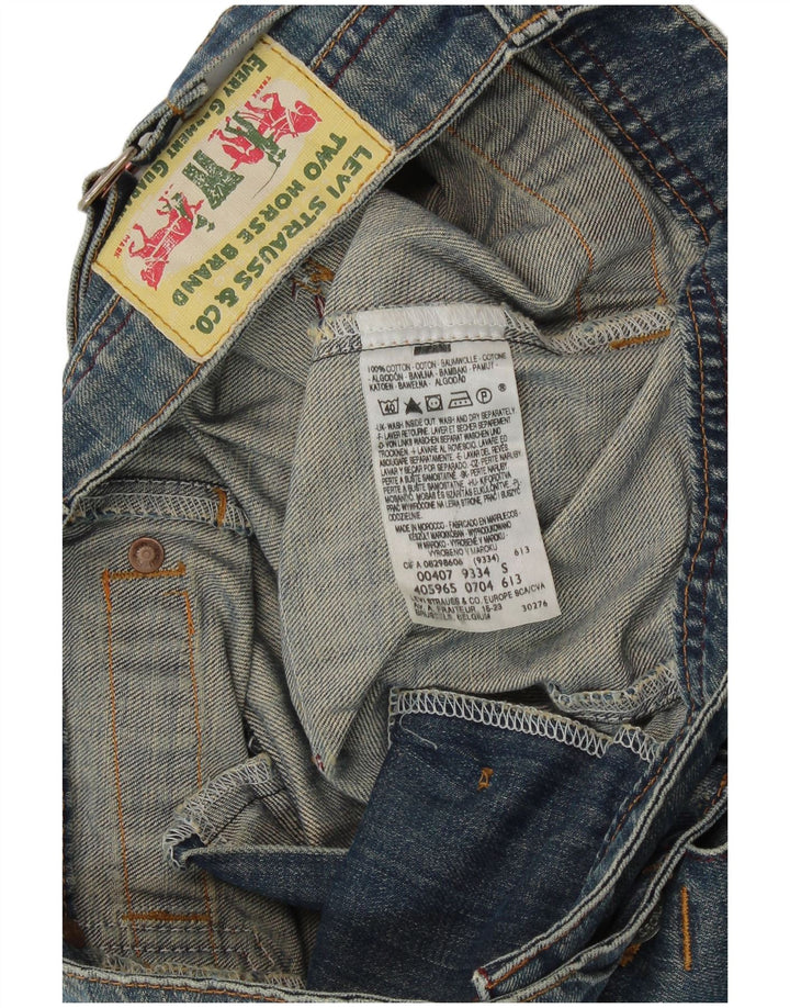 Γυναικεία Τζιν Φούστα LEVI'S Μικρή W28 Μπλε Βαμβακερή