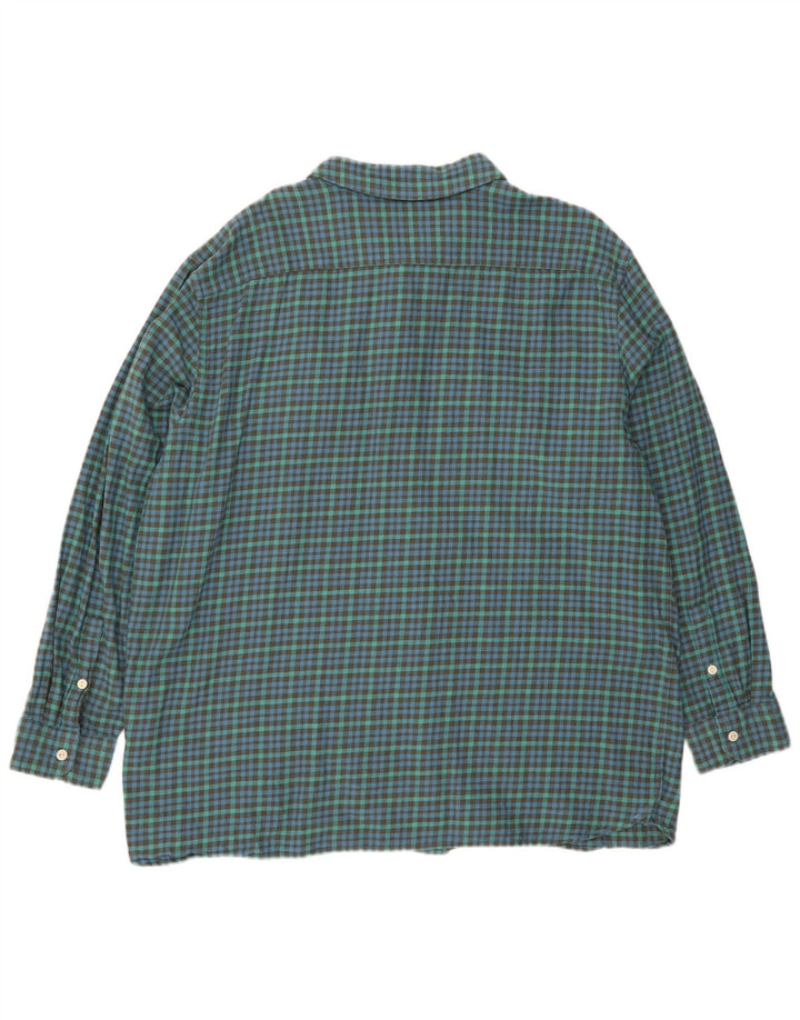 Ανδρικό πουκάμισο Levi's Relaxed Flannel XL Πράσινο βαμβακερό Gingham