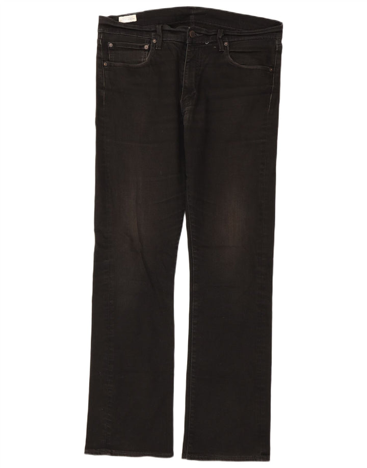 Ανδρικό τζιν Levi's Bootcut W36 L34 Μαύρο βαμβακερό