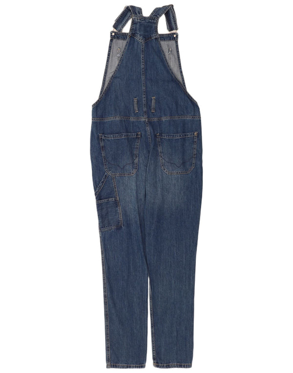 PEPE Jeans Womens Cargo Dungarees Slim Jeans W31 L30 Blue Cotton