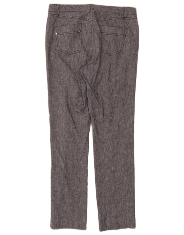 Γυναικεία Casual Παντελόνια Marks & Spencer UK 10 Small W30 L27 Navy Blue