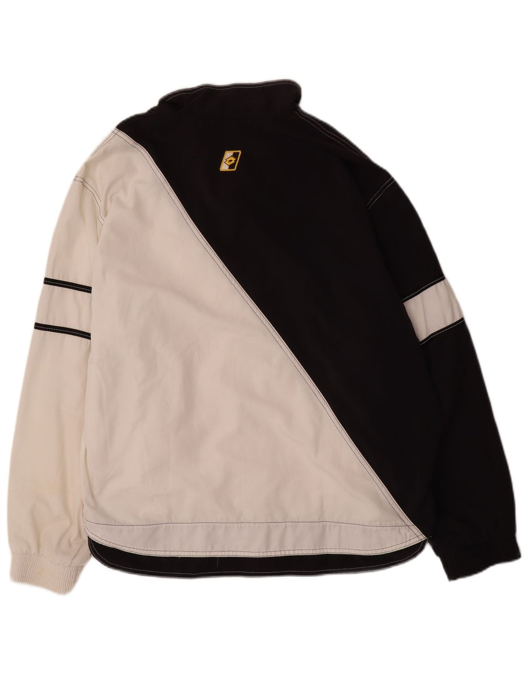 Ανδρική αθλητική φόρμα Lotto Top Jacket Large Black Colourblock Polyester