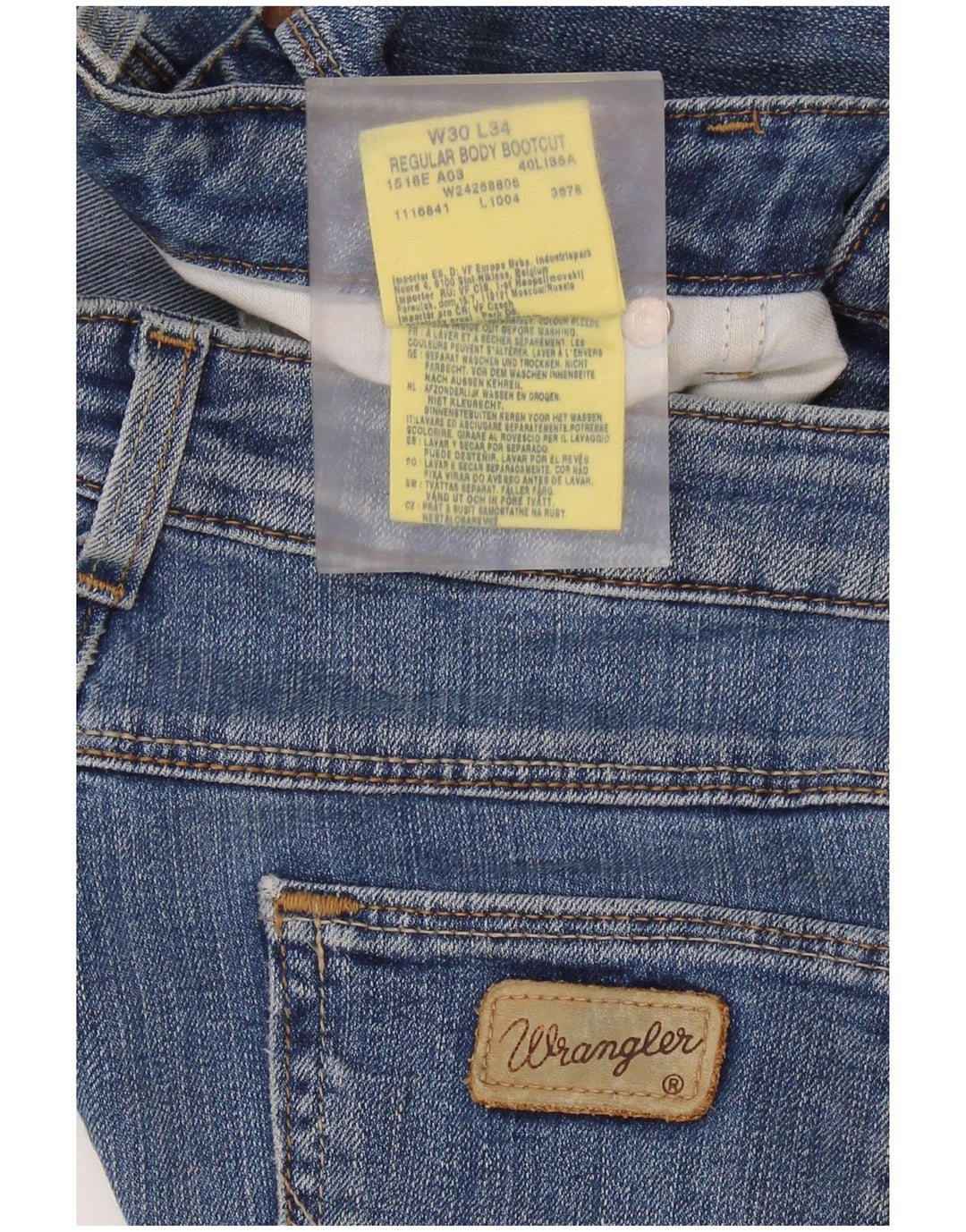 WRANGLER Γυναικείο Bootcut Jeans W30 L30 Μπλε βαμβακερό