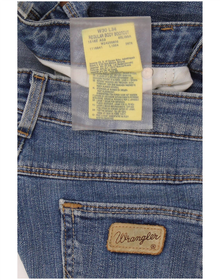 WRANGLER Γυναικείο Bootcut Jeans W30 L30 Μπλε βαμβακερό