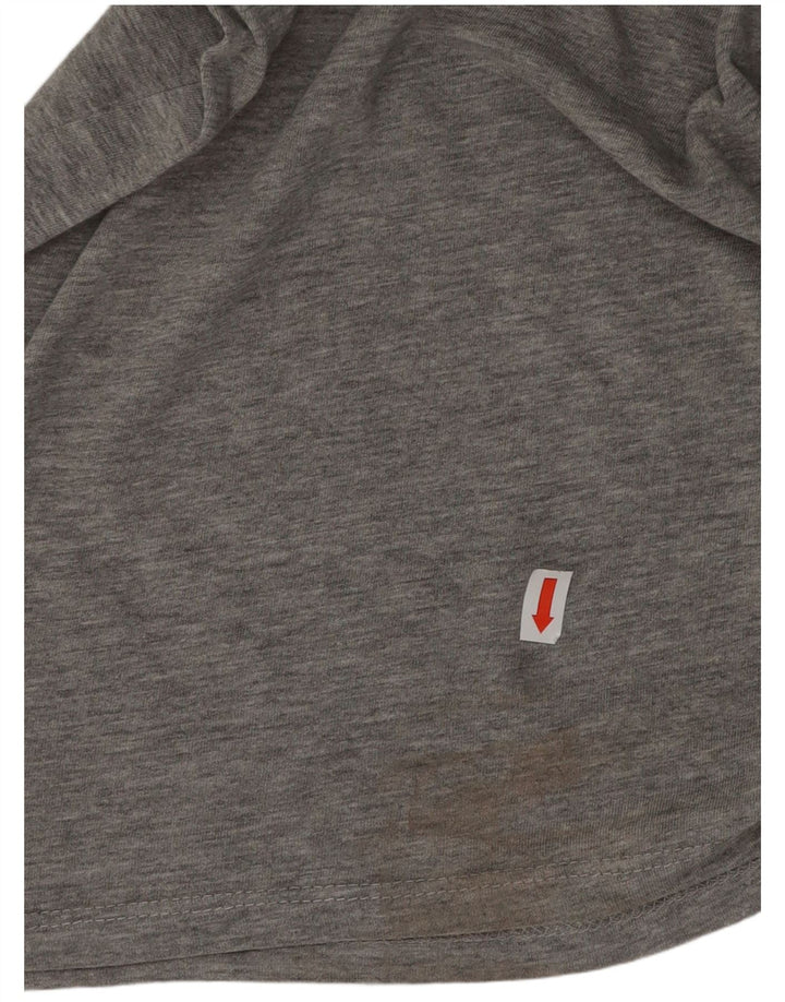 DIADORA Ανδρικό γραφικό T-Shirt Top XL Γκρι βαμβακερό