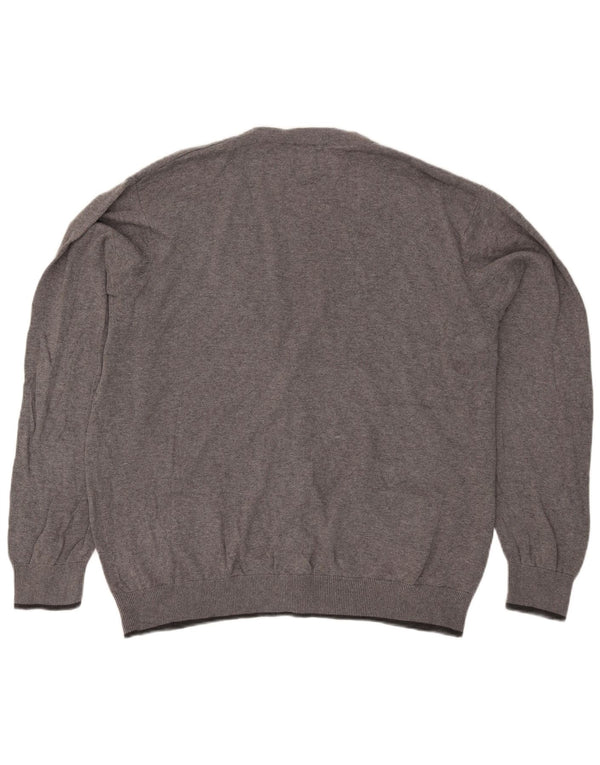Ανδρικό πουλόβερ Marks & Spencer Blue Harbor Cardigan 2XL Γκρι βαμβακερό