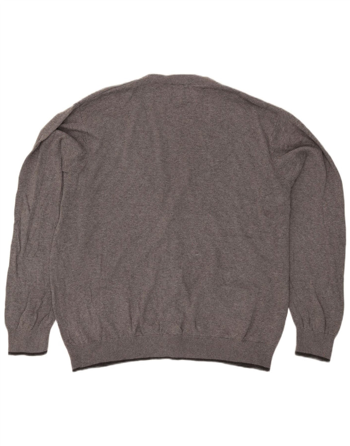 Ανδρικό πουλόβερ Marks & Spencer Blue Harbor Cardigan 2XL Γκρι βαμβακερό