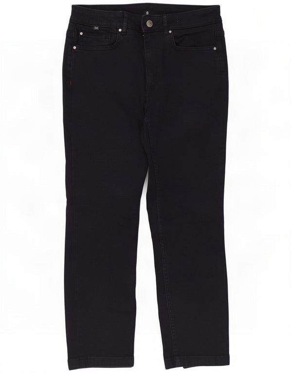 Crew Clothing Γυναικεία Cropped Jeans UK 10 Small W27 L23 Navy Blue Cotton