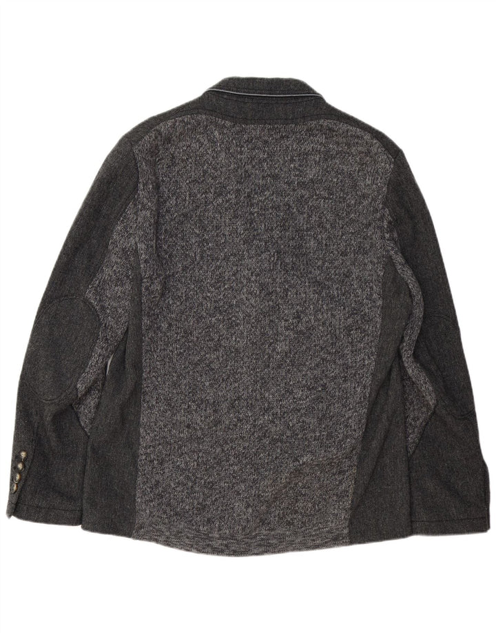 HUGO BOSS Ανδρικό τζάκετ μπλέιζερ με 3 κουμπιά EU 50 Μεγάλο γκρι ψαροκόκαλο