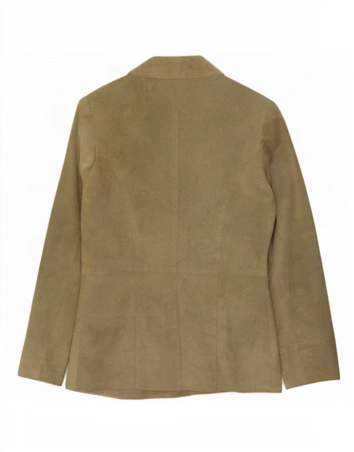 Olsen Γυναικείο μπουφάν με 3 κουμπιά Suede Blazer UK 8 Small Green Acetate