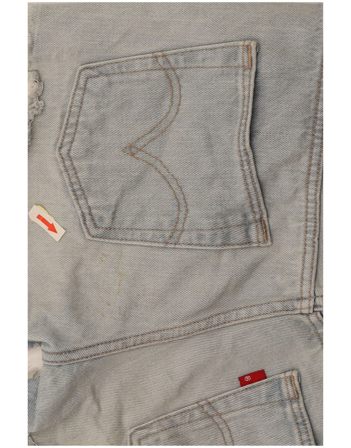 LEVI'S Γυναικείο Σορτς Τζιν 501 W27 Μικρό Μπλε Βαμβακερό