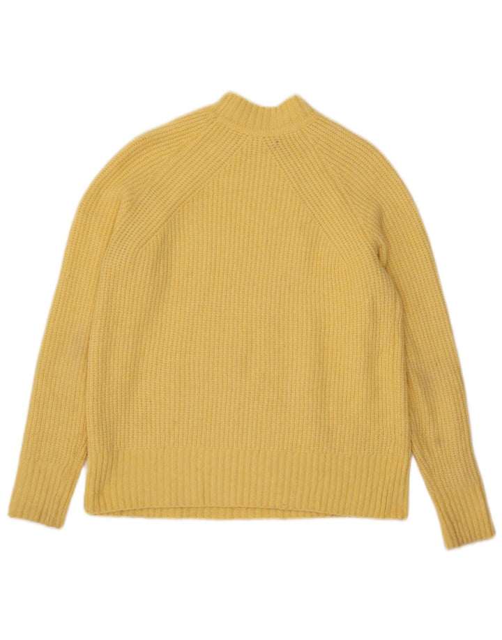 Marks & Spencer Γυναικείο πουλόβερ με λαιμό χελώνα UK 10 Small Yellow