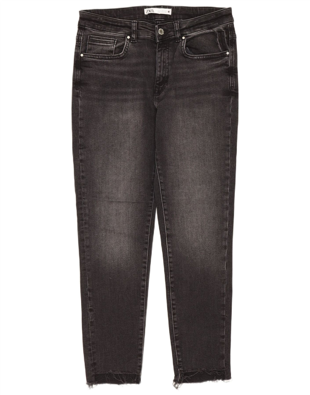 ZARA Γυναικείο Slim Jeans EU 42 Large W32 L27 Μαύρο