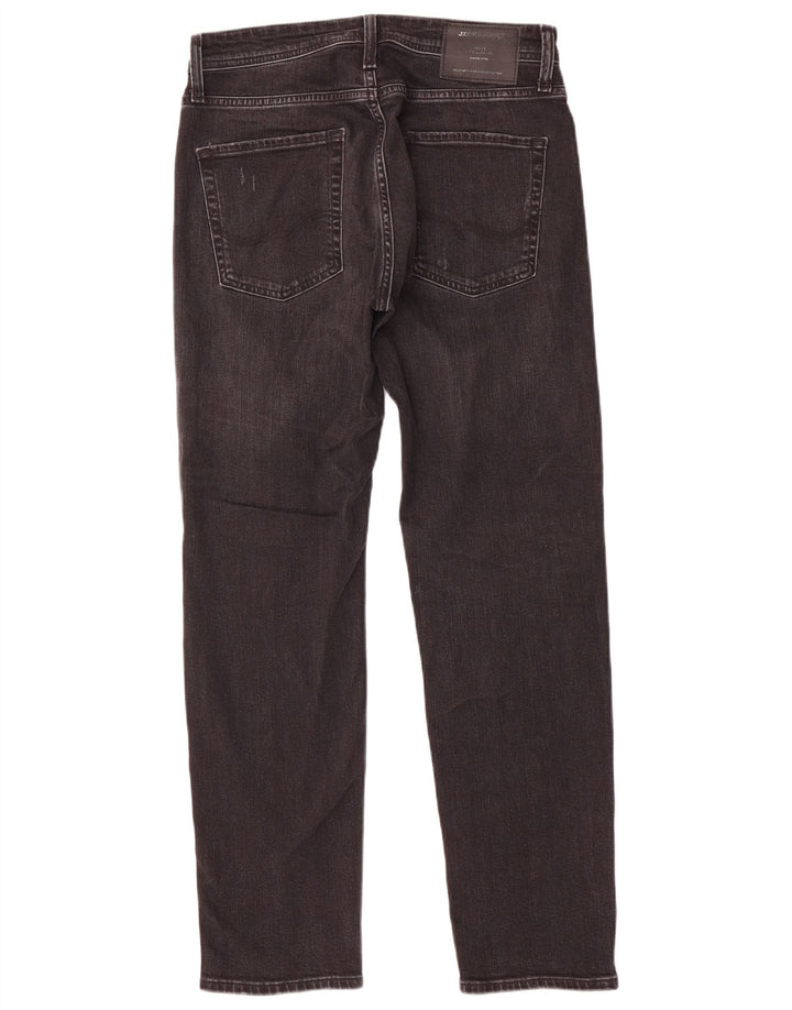 Ανδρικό Jack & Jones Distressed Slim Jeans W29 L30 Μαύρο βαμβακερό
