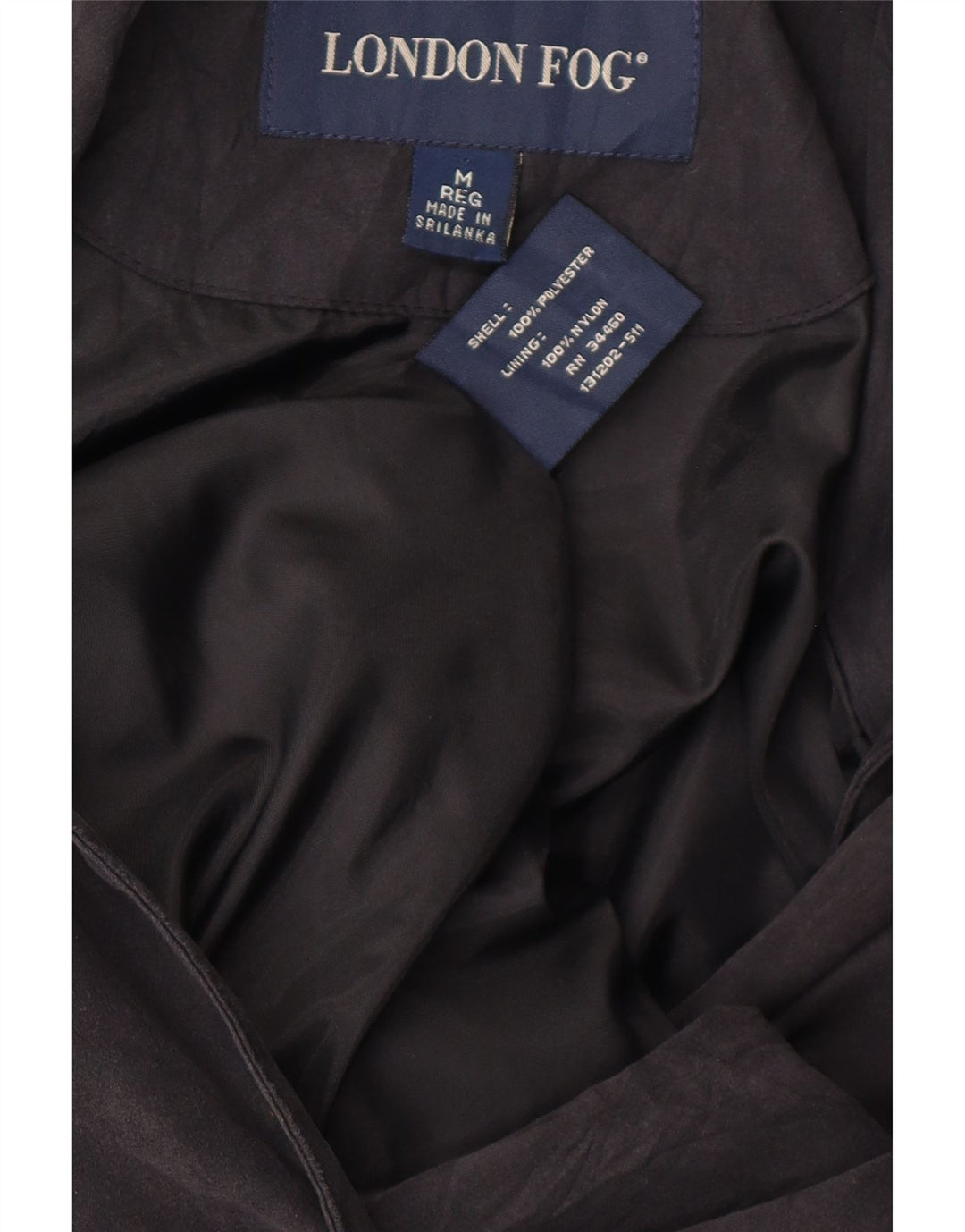 Γυναικείο πανωφόρι London Fog UK 14 Medium Black Polyester